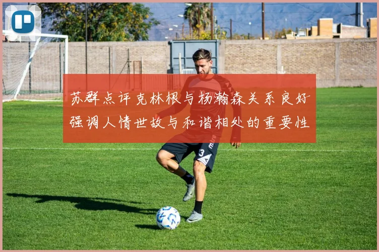 苏群点评克林根与杨瀚森关系良好强调人情世故与和谐相处的重要性
